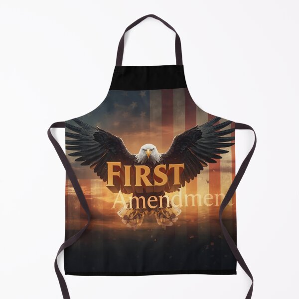 Item preview, First Amendment – Soaring Eagle and Flag designed and sold by Edenglow Prints & Peculiars.