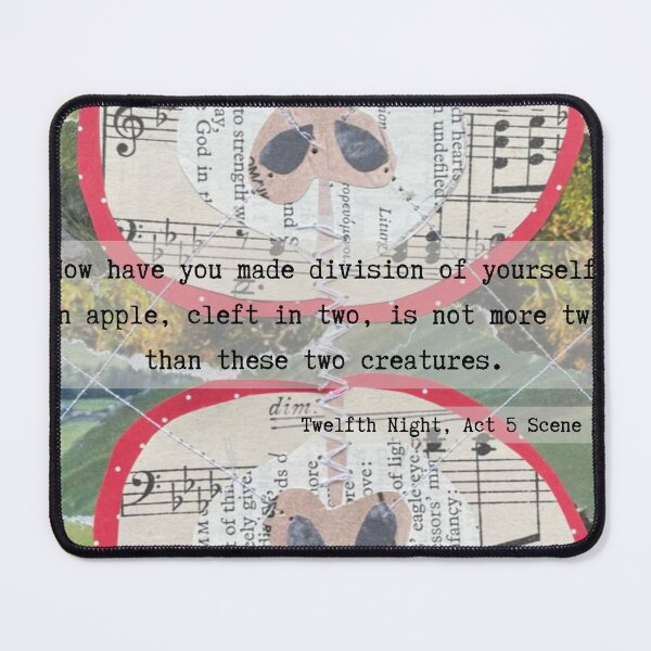 Item preview, Shakespeare Twelfth Night Twins Quote designed and sold by Awmina.