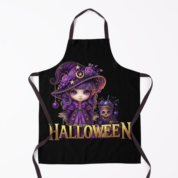 Artikelvorschau, Junge Hexe süßes Halloween entworfen und verkauft von JokeAndStyle.