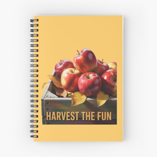 Item preview, Autumn Fruit Crate with Apples, Leaves, and Warm Seasonal Palette designed and sold by SplashTastic.