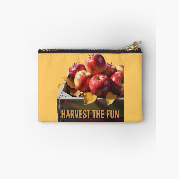 Item preview, Autumn Fruit Crate with Apples, Leaves, and Warm Seasonal Palette designed and sold by SplashTastic.