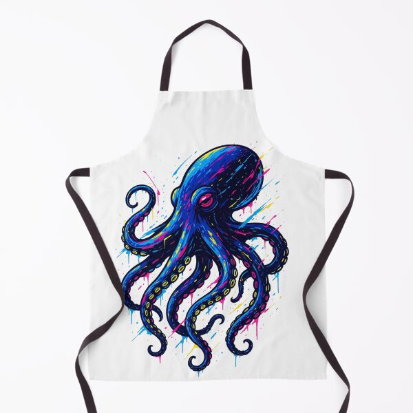 Item preview, Neon Octopus Graffiti T-Shirt designed and sold by Primprapar.
