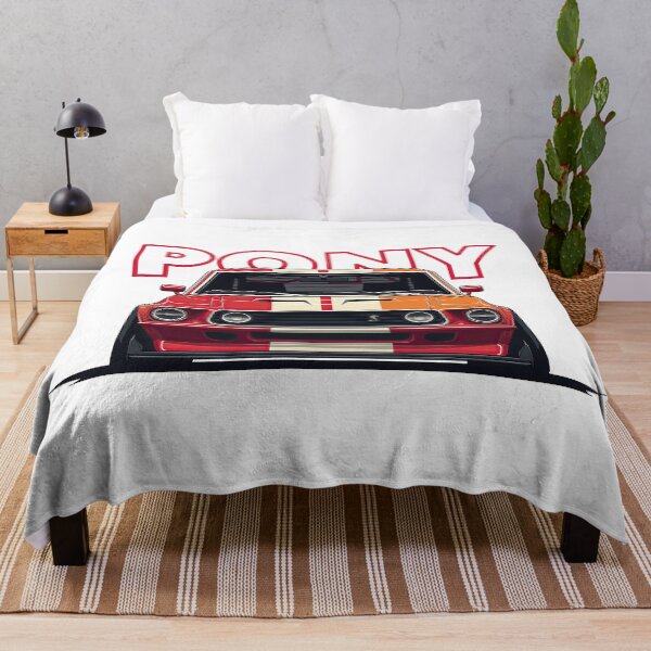 Item preview, Mustang Super Snake Cobra classic hot rod Pony Car Illustration designed and sold by blackdogshop.