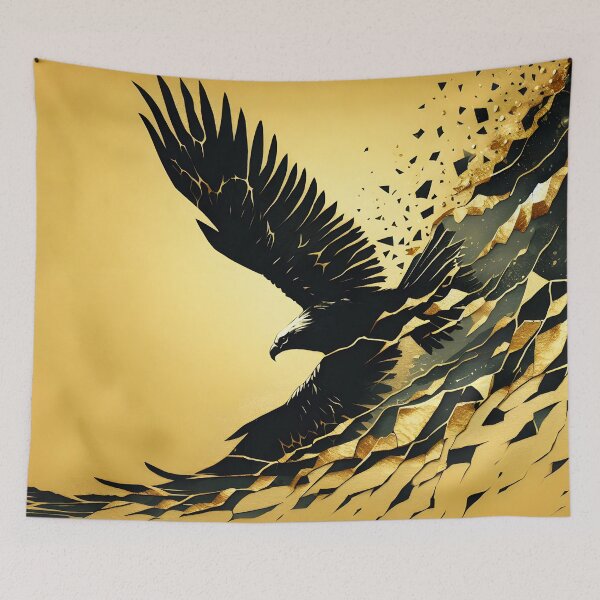 Item preview, Charcoal Torn Paper Eagle, Ai Generated Art  designed and sold by ACC .
