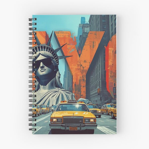 Artikelvorschau, NYC Street Vibes – Freiheitsstatue, Yellow Cabs & Urban Style entworfen und verkauft von GrafteesGlow.