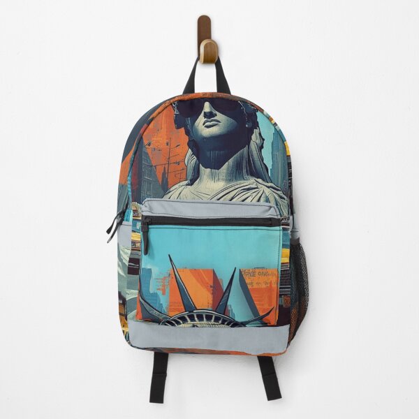 Item preview, NYC Street Vibes – Statue of Liberty, Yellow Cabs & Urban Style designed and sold by GrafteesGlow.