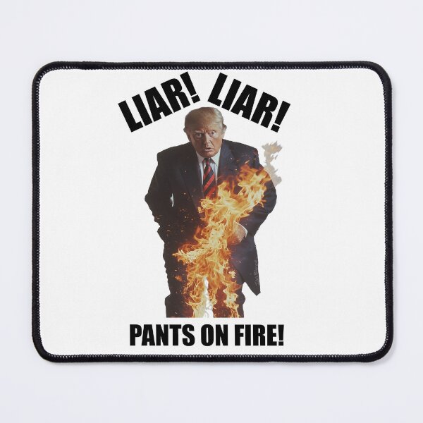 Item preview, Liar Liar Trump's Pants On Fire! designed and sold by IanBakerToons.