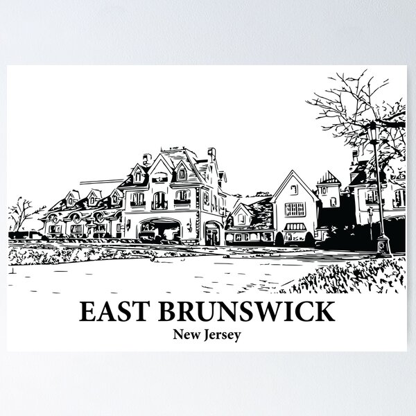 Item preview, East Brunswick - New Jersey designed and sold by Lakeric Cityscapes.