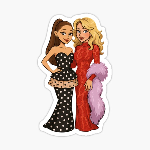 Item preview, Friends Ariana Grande and Sabrina designed and sold by PopCultureAndStuff.
