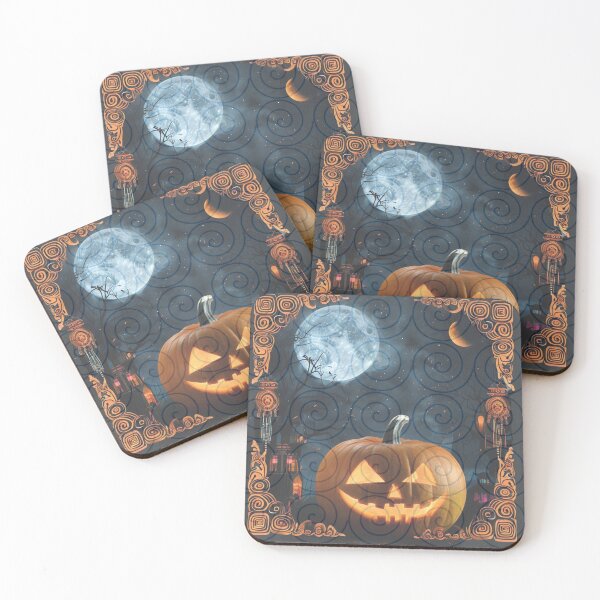 Item preview, Ga Gue Glow in Spooky Night – Boho Pumpkin Spiral Spirit designed and sold by PimTribe.