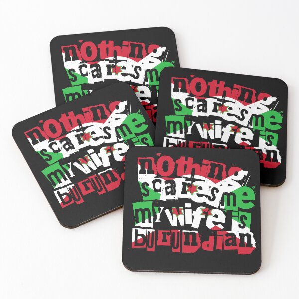 Item preview, Funny Burundian Wife Nothing Scares Me My Wife Is Burundian designed and sold by chrisrivait.