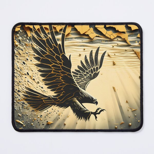 Item preview, Charcoal Torn Paper Eagle, Ai Generated Art  designed and sold by ACC .