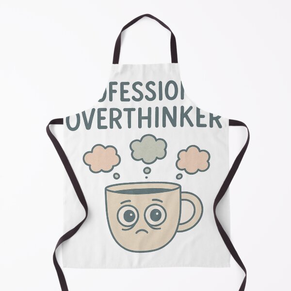 Item preview, Professional Overthinker Funny Coffee Mug designed and sold by NitkiStudio.