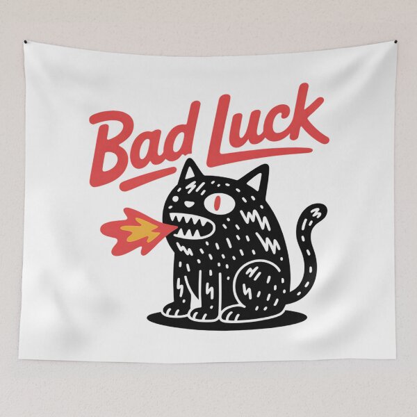 Item preview, "Bad Luck" Punk Cat Monster  designed and sold by Mr-wow.