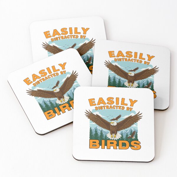 Item preview, Funny Eagle Birdwatching Easily Distracted designed and sold by TeeARTHY.