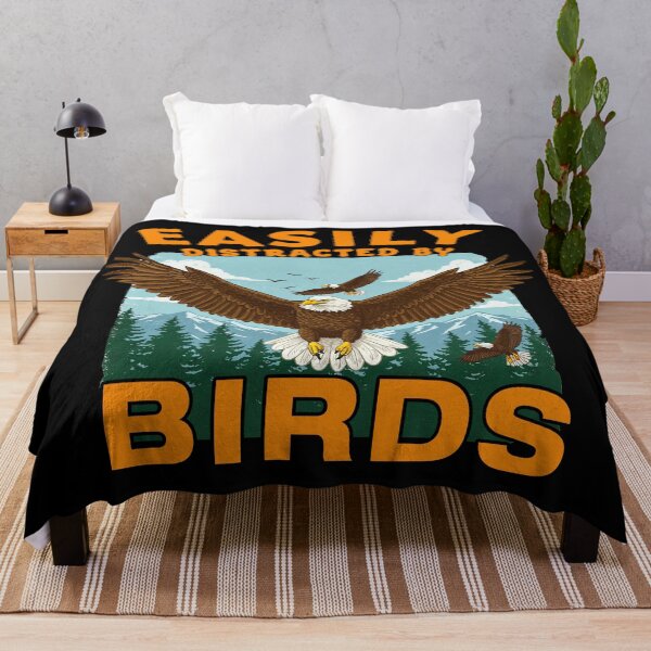 Item preview, Funny Eagle Birdwatching Easily Distracted designed and sold by TeeARTHY.