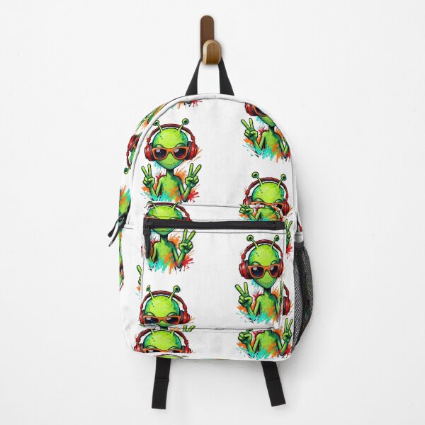 Item preview, Cool Alien DJ with Headphones and Sunglasses designed and sold by Tigerr3g.
