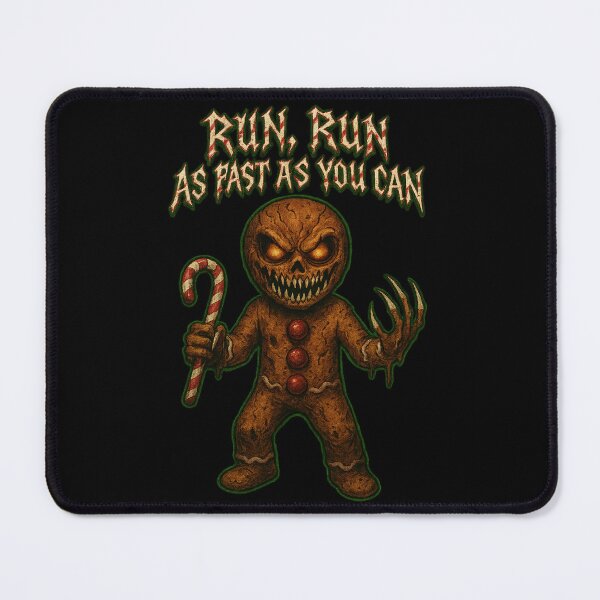 Item preview, Run, Run: Evil Gingerbread Man (Horror Christmas Art) designed and sold by Sonic Nova Studios.