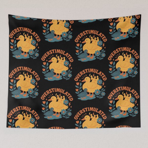 Item preview, Overstimulated Ducklings - Funny Introvert & Sensory Overload Design designed and sold by LuxeGraphix.