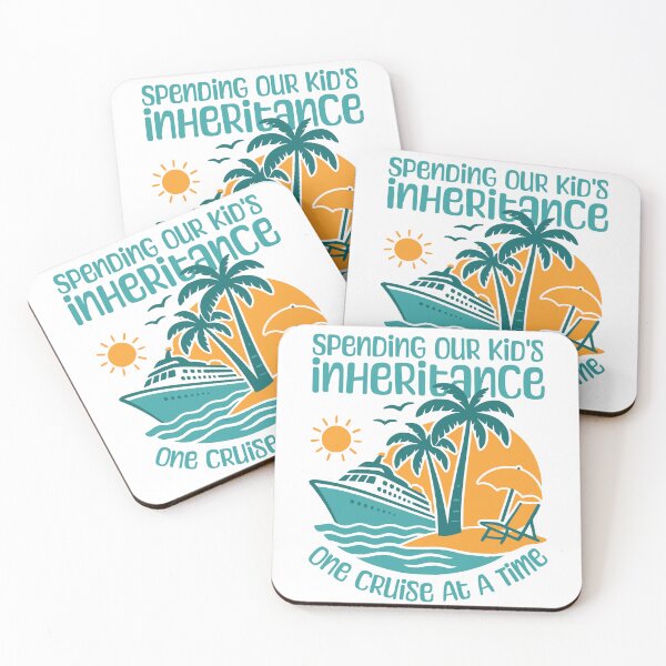 Item preview, Spending Our Kid's Inheritance - Funny Retirement Cruise Design designed and sold by LuxeGraphix.
