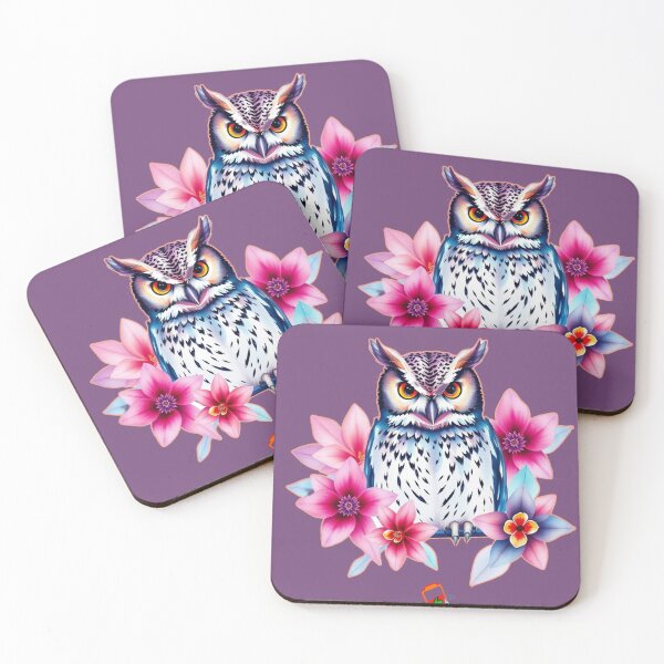 Item preview, Brilliant Colorful Owl – Radiant Wildlife for Animal Lovers designed and sold by Naturalite19.
