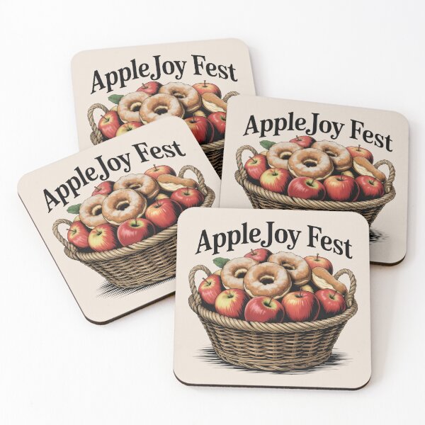 Item preview, Apple and Doughnut Celebration in Warm Autumn Tones designed and sold by SplashTastic.