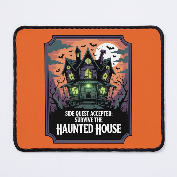 Item preview, Side Quest: survive the haunted house, funny side quest ADHD gaming halloween designed and sold by NoetherSym.