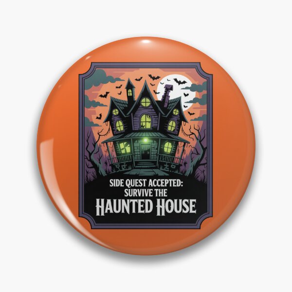 Item preview, Side Quest: survive the haunted house, funny side quest ADHD gaming halloween designed and sold by NoetherSym.