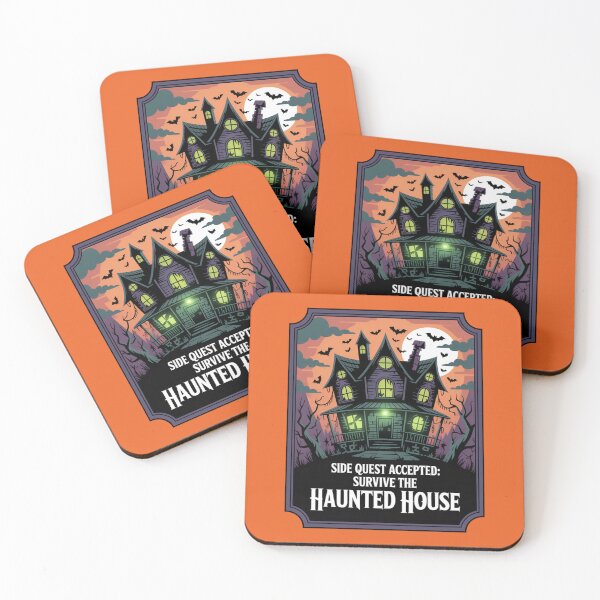 Item preview, Side Quest: survive the haunted house, funny side quest ADHD gaming halloween designed and sold by NoetherSym.