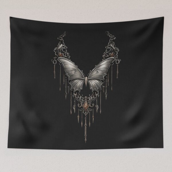 Item preview, Gothic Butterfly Necklace – Dark Elegance designed and sold by Antik by Schulz.
