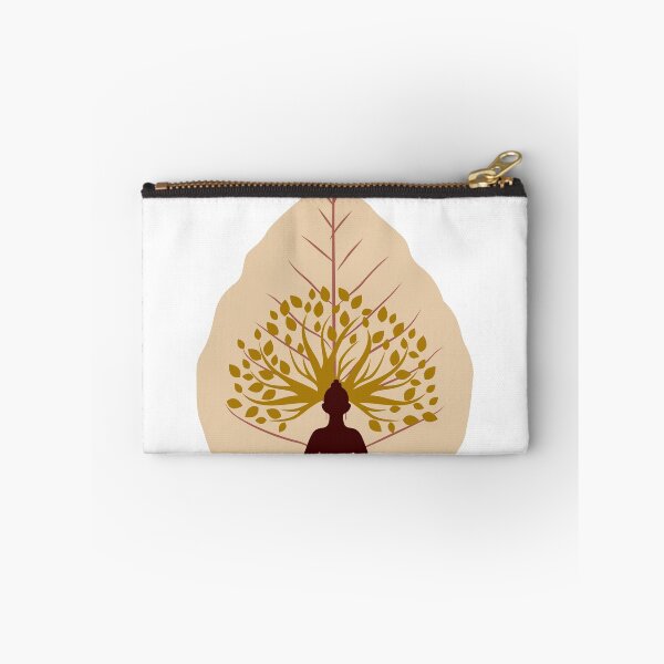 Item preview, Meditation Under Bodhi Leaf – Spiritual Enlightenment Design designed and sold by Ramya designs .