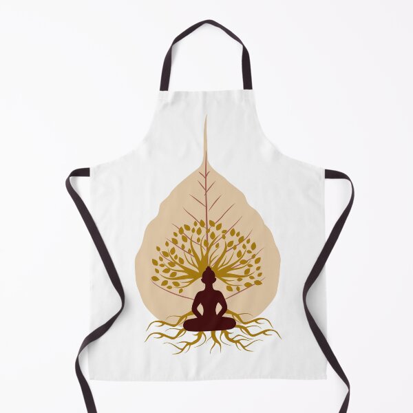 Item preview, Meditation Under Bodhi Leaf – Spiritual Enlightenment Design designed and sold by Ramya designs .