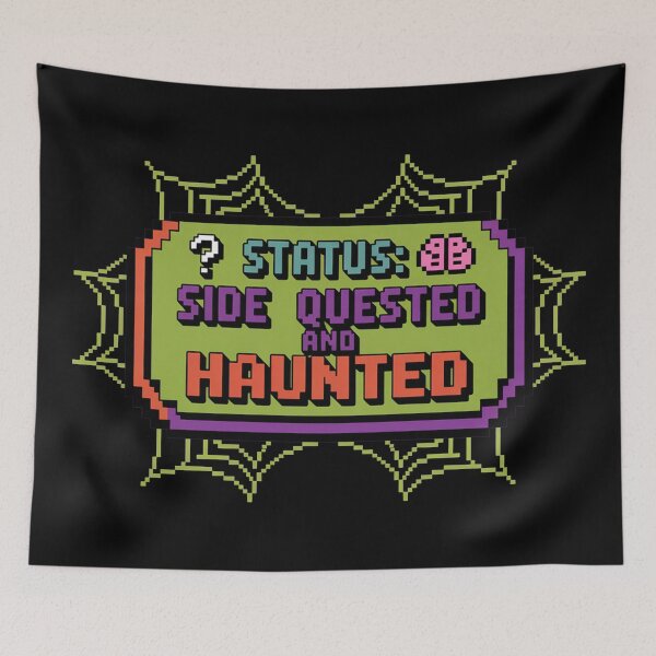Item preview, Side Quested and haunted, funny side quest ADHD gaming halloween designed and sold by NoetherSym.