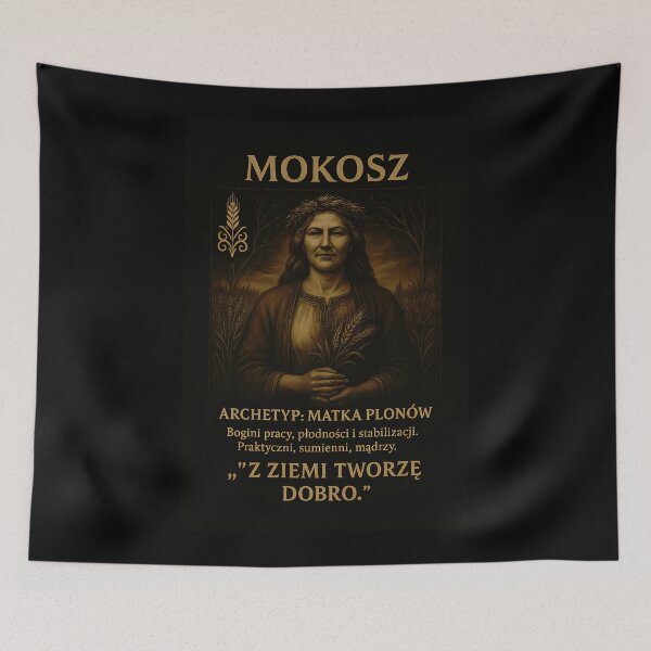 Item preview, Mokosz the Mother of Harvest Slavic Zodiac, Description (August 16 - September 7) designed and sold by Myth-LegendArt.