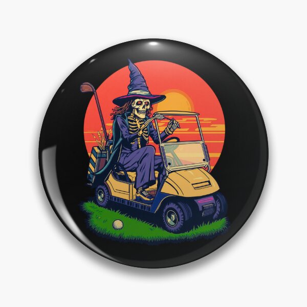 Item preview, Witch Skeleton Golf Cart Driver designed and sold by Zakrytos ★★★★★.