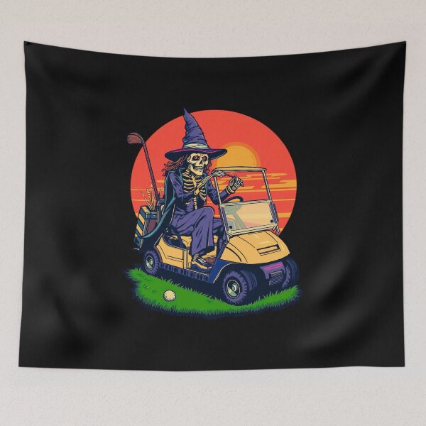 Item preview, Witch Skeleton Golf Cart Driver designed and sold by Zakrytos ★★★★★.
