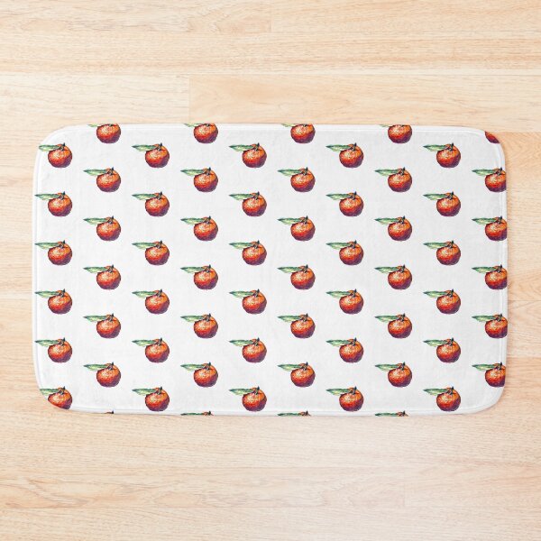 Item preview, Mandarin fruit - watercolor illustration designed and sold by AquarellChill.