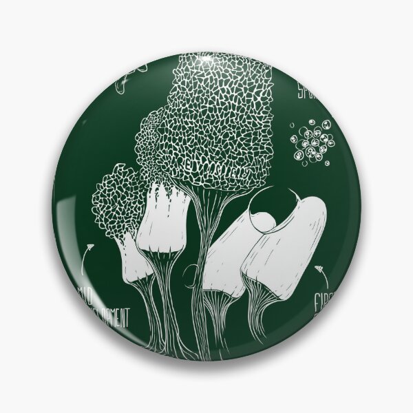 Item preview, Red Raspberry Slime Fungi (White) designed and sold by La Tienda de Cthupu.