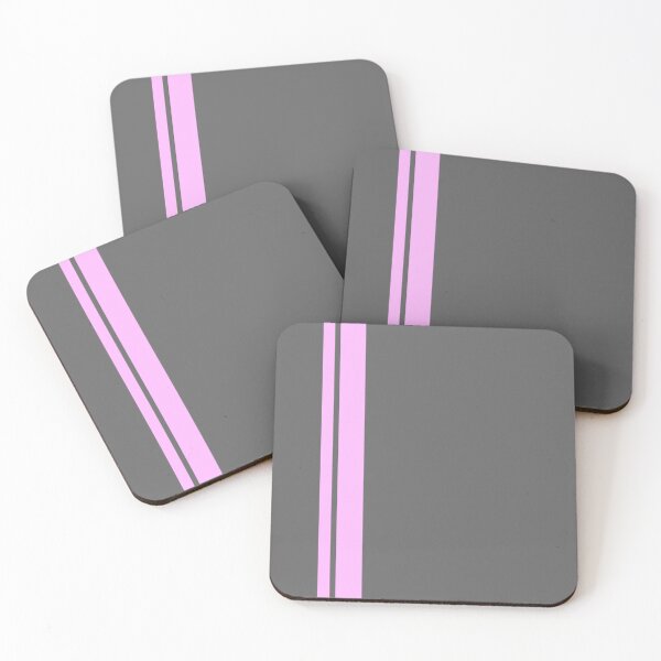 Item preview, Single Racing Stripe Pink - Rigth Side - 1 Pinstripe (Gray Background) designed and sold by Racing Stripes Only.