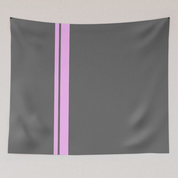 Item preview, Single Racing Stripe Pink - Rigth Side - 1 Pinstripe (Gray Background) designed and sold by Racing Stripes Only.
