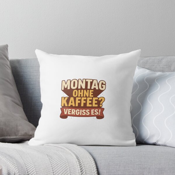 Item preview, Monday without coffee? Forget it – Funny saying for the office and colleagues designed and sold by Cat & Coffee Studio.