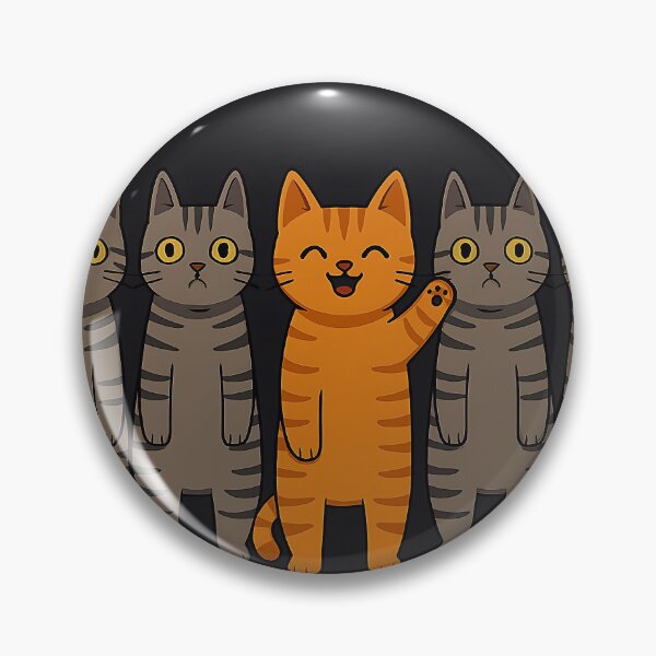 Item preview, Be Different – Stand Out Cat Art designed and sold by Whiskers&Waffles.
