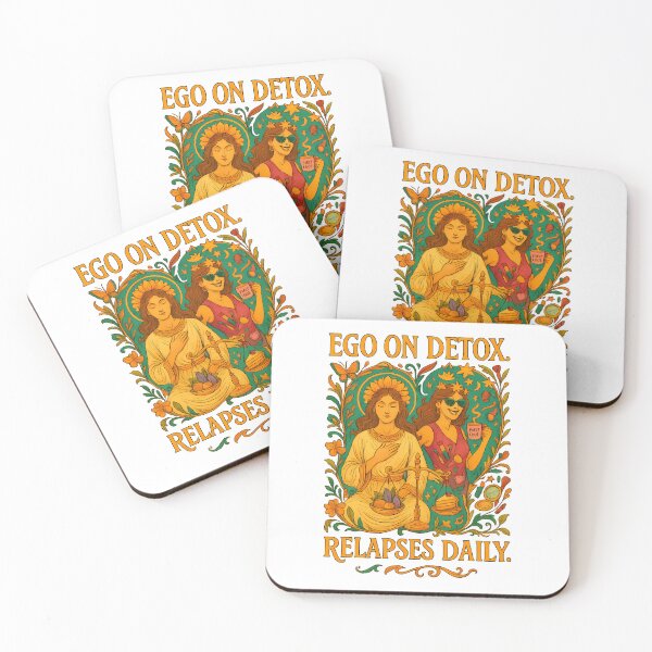 Item preview, Ego On Detox Relapses Daily T-Shirt | Funny Spiritual Growth Tee designed and sold by MySpiritTravels.