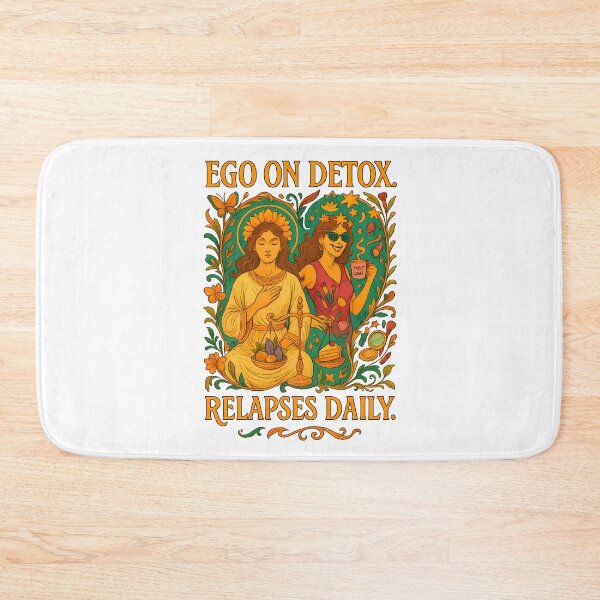 Item preview, Ego On Detox Relapses Daily T-Shirt | Funny Spiritual Growth Tee designed and sold by MySpiritTravels.