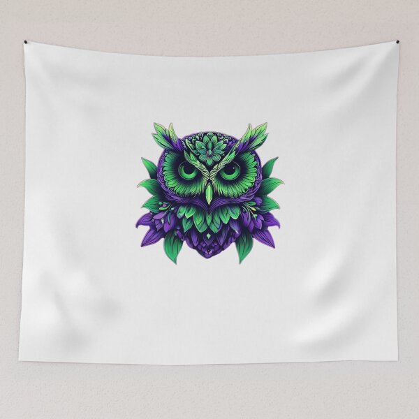 Item preview,  Purple Owl – Vibrant Wildlife in Bold Symmetry designed and sold by Naturalite19.