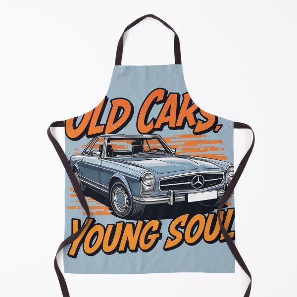 Item preview, Old Cars, Young Soul Mercedes designed and sold by RevvedUpWear.