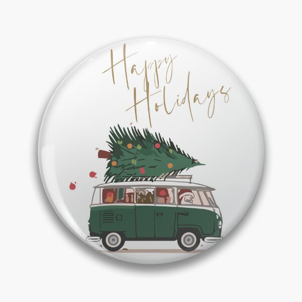 Item preview, Vintage Classic Car Happy Christmas Exclusive designed and sold by PrintCarClub.