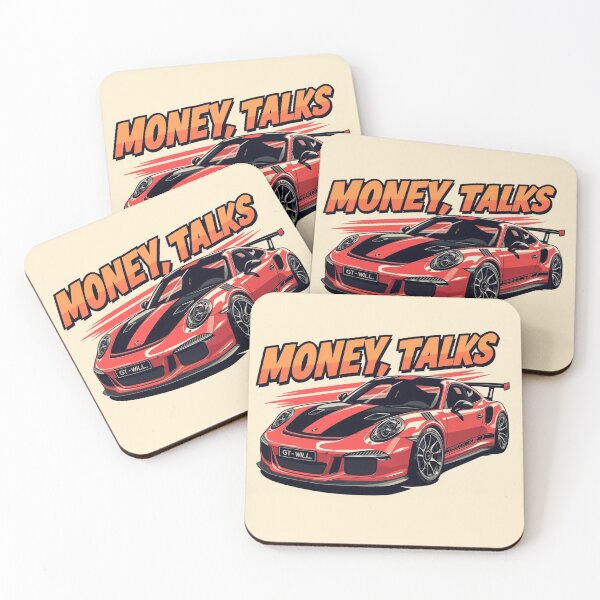 Item preview, Porsche GT Money, Talks  designed and sold by RevvedUpWear.