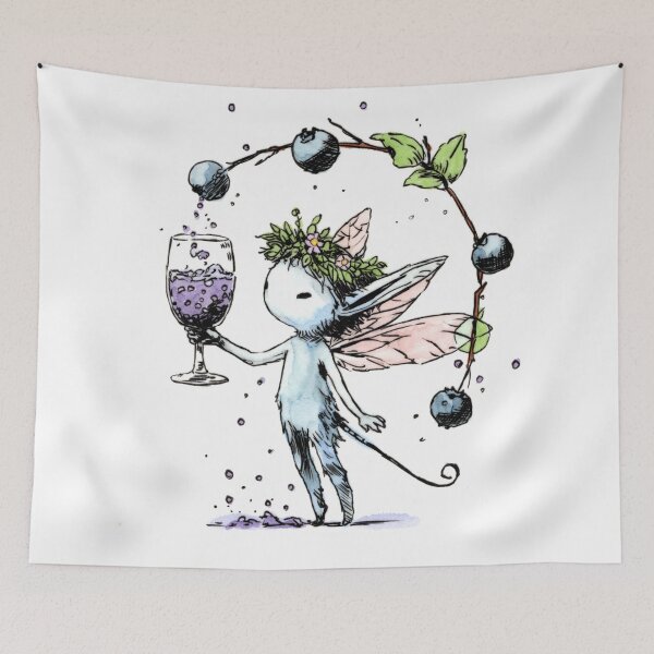 Item preview, Blueberry Muscado Sprite designed and sold by Scribbles & Doodles by Jinx.