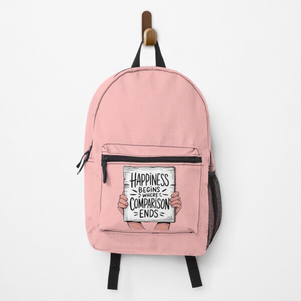Item preview, Happiness Begins Where Comparison Ends, Inspirational Mental Health Reminder designed and sold by MoMidoStore.